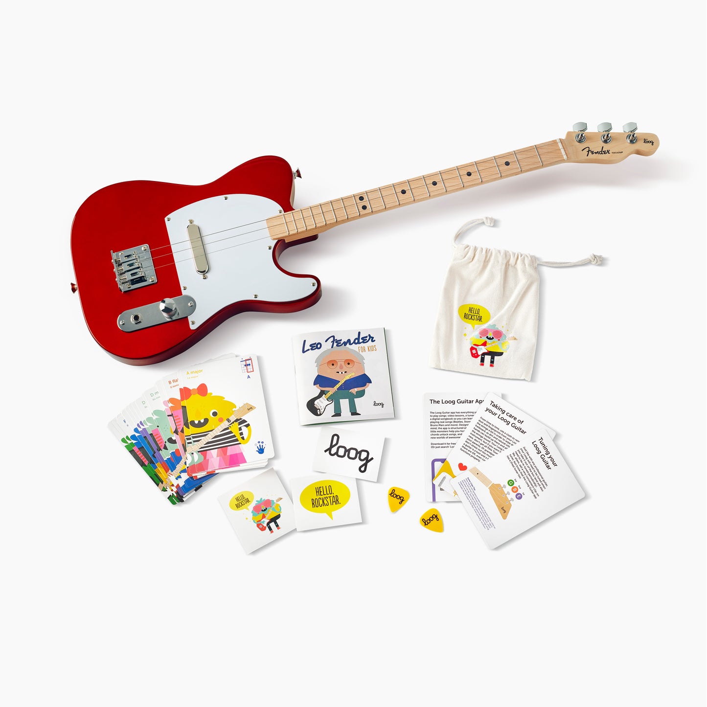 Fender x Loog Telecaster Guitarra Eléctrica