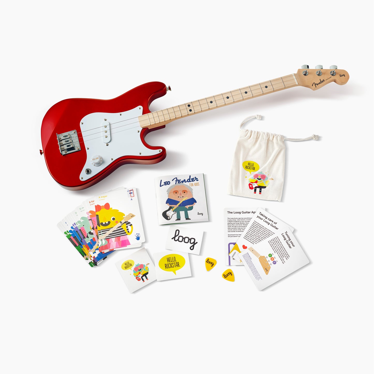 Fender x Loog Stratocaster Guitarra Eléctrica