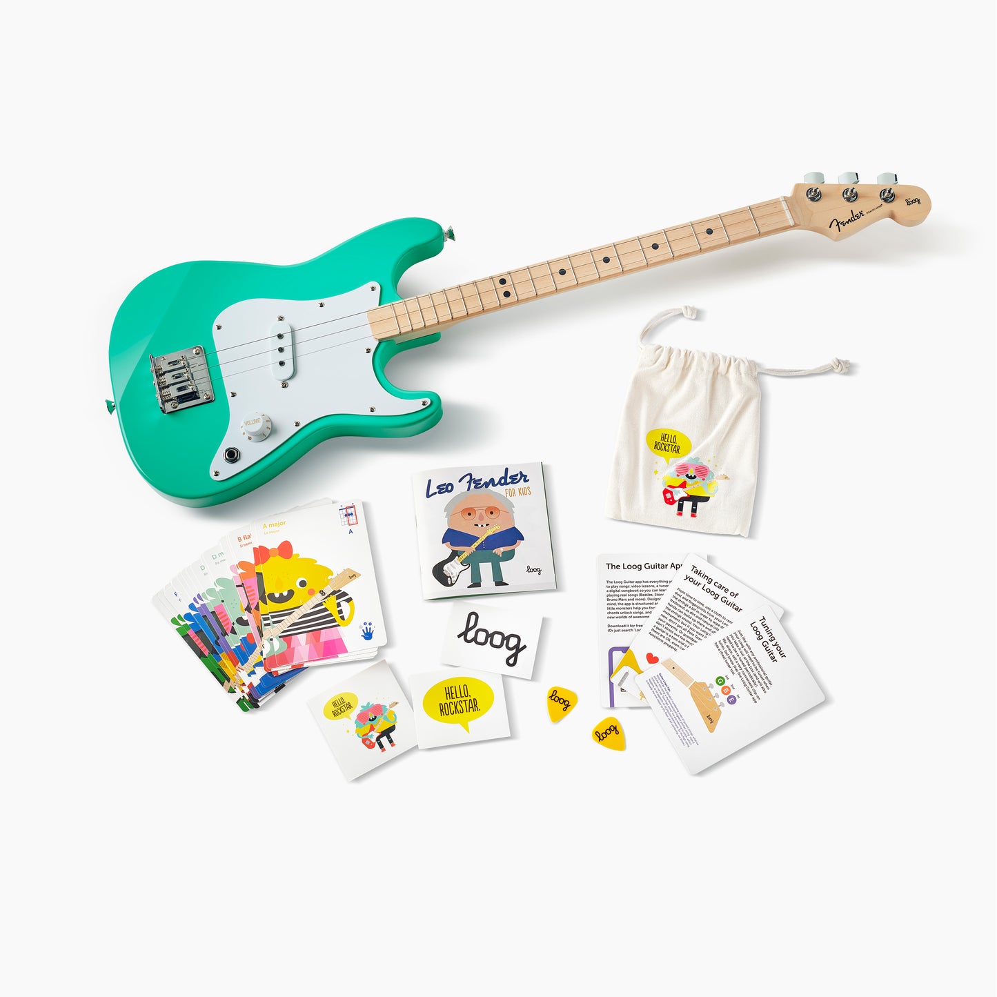 Fender x Loog Stratocaster Guitarra Eléctrica